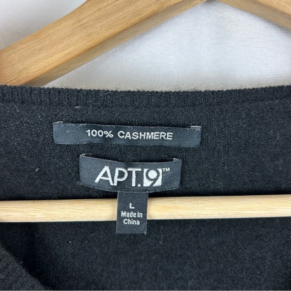 Apt. 9 Black Argyle Sweater - Picture 2 of 3